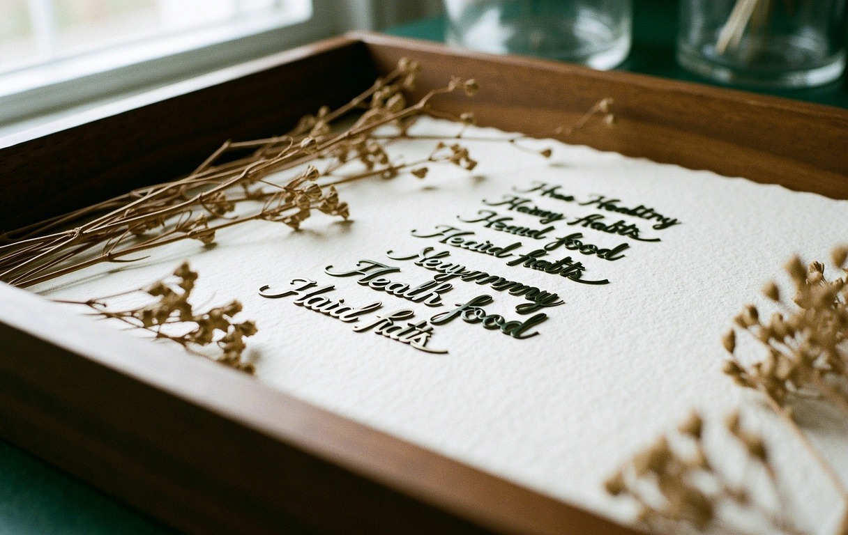 Calligraphy tools on a wooden desk